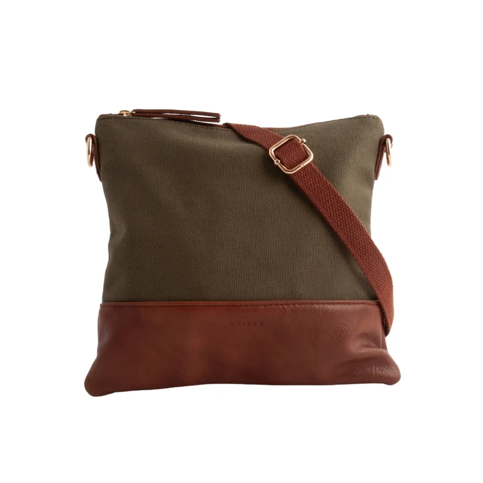 KaiserCraft Square Shoulder Bag skulderveske khaki