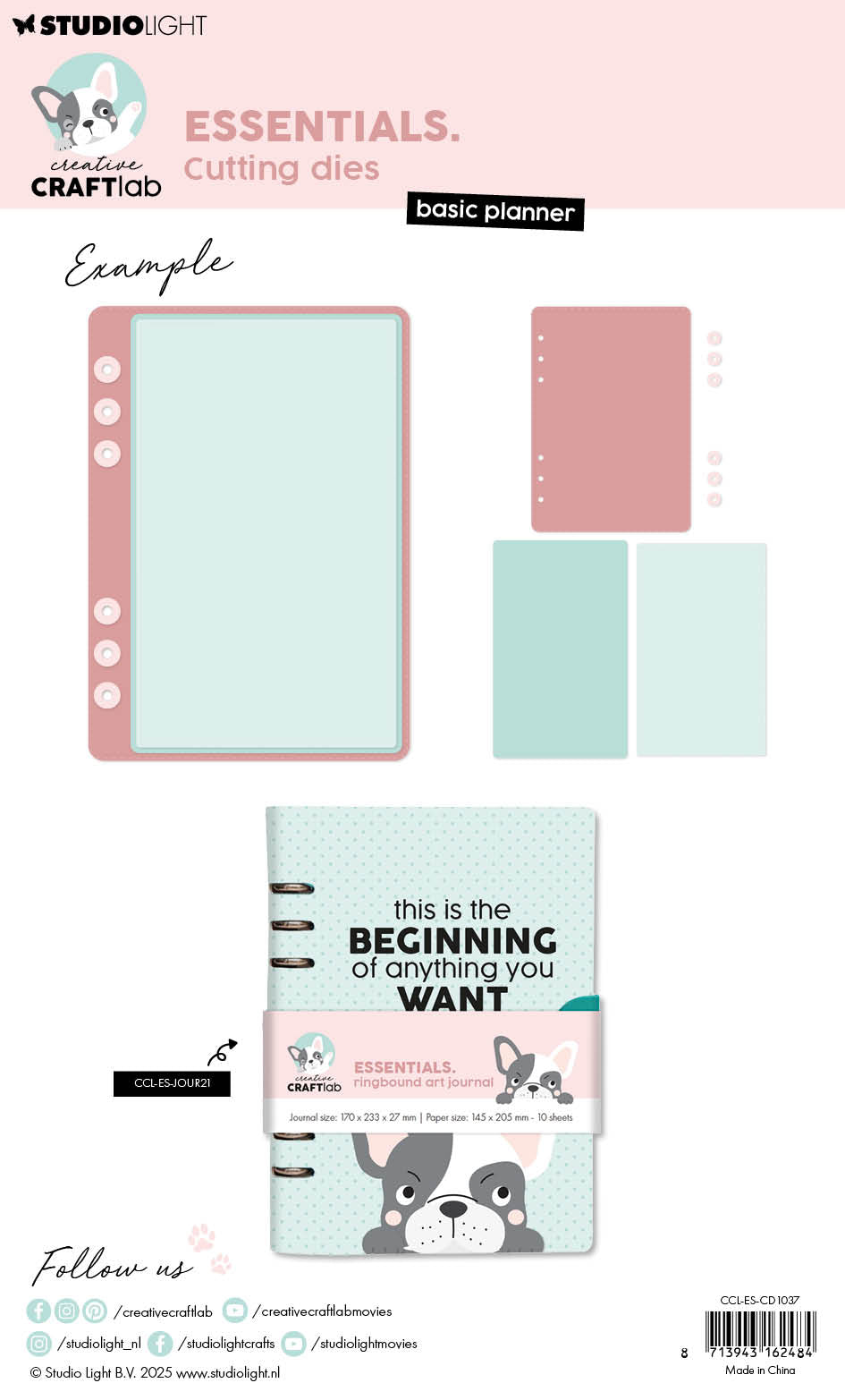 Creative Craftlab Essentials Basic Planner dies planner