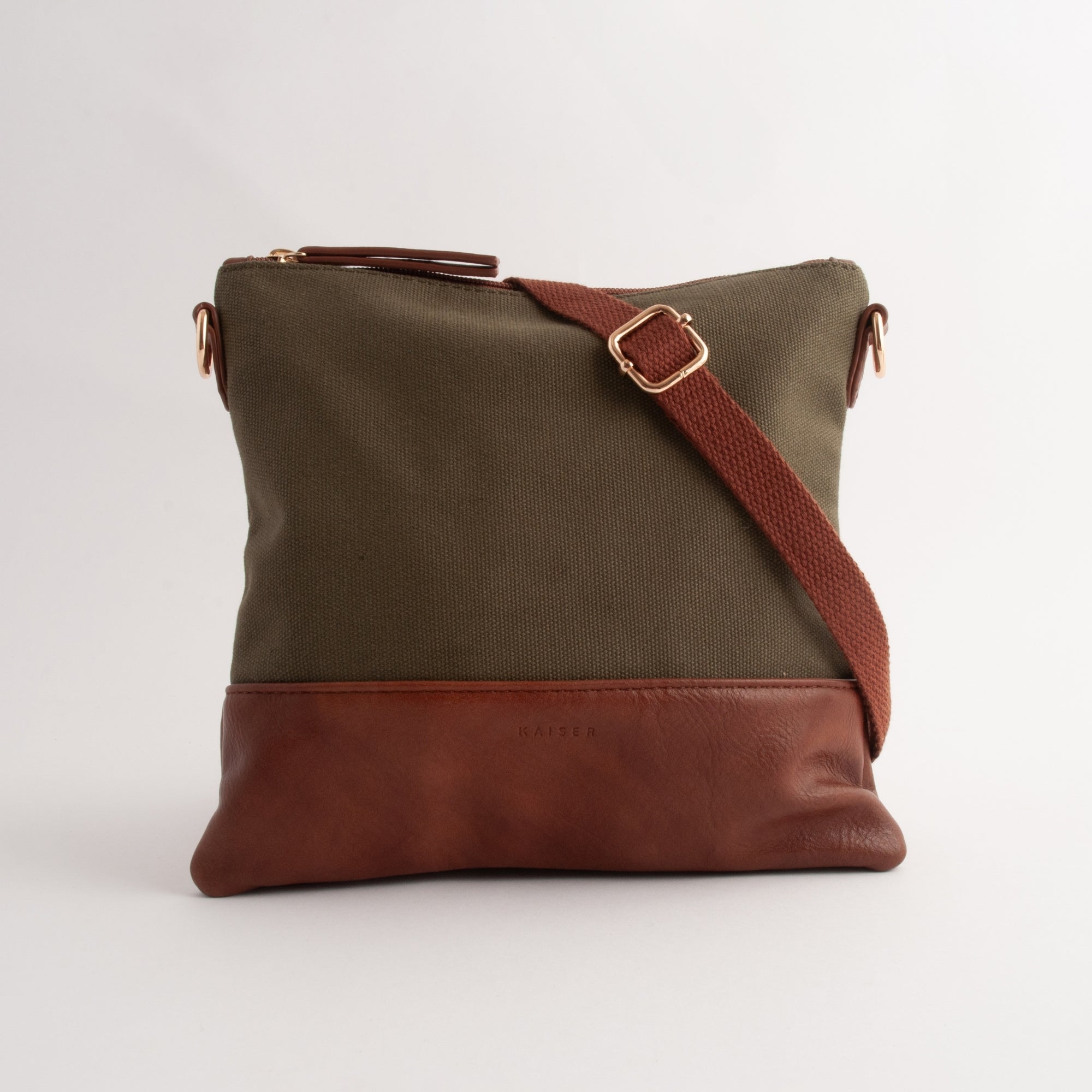 KaiserCraft Square Shoulder Bag skulderveske khaki