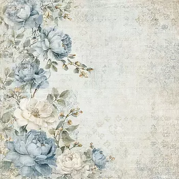 Reprint Hip Hip Hooray Romantic Roses mønsterpapir 12x12