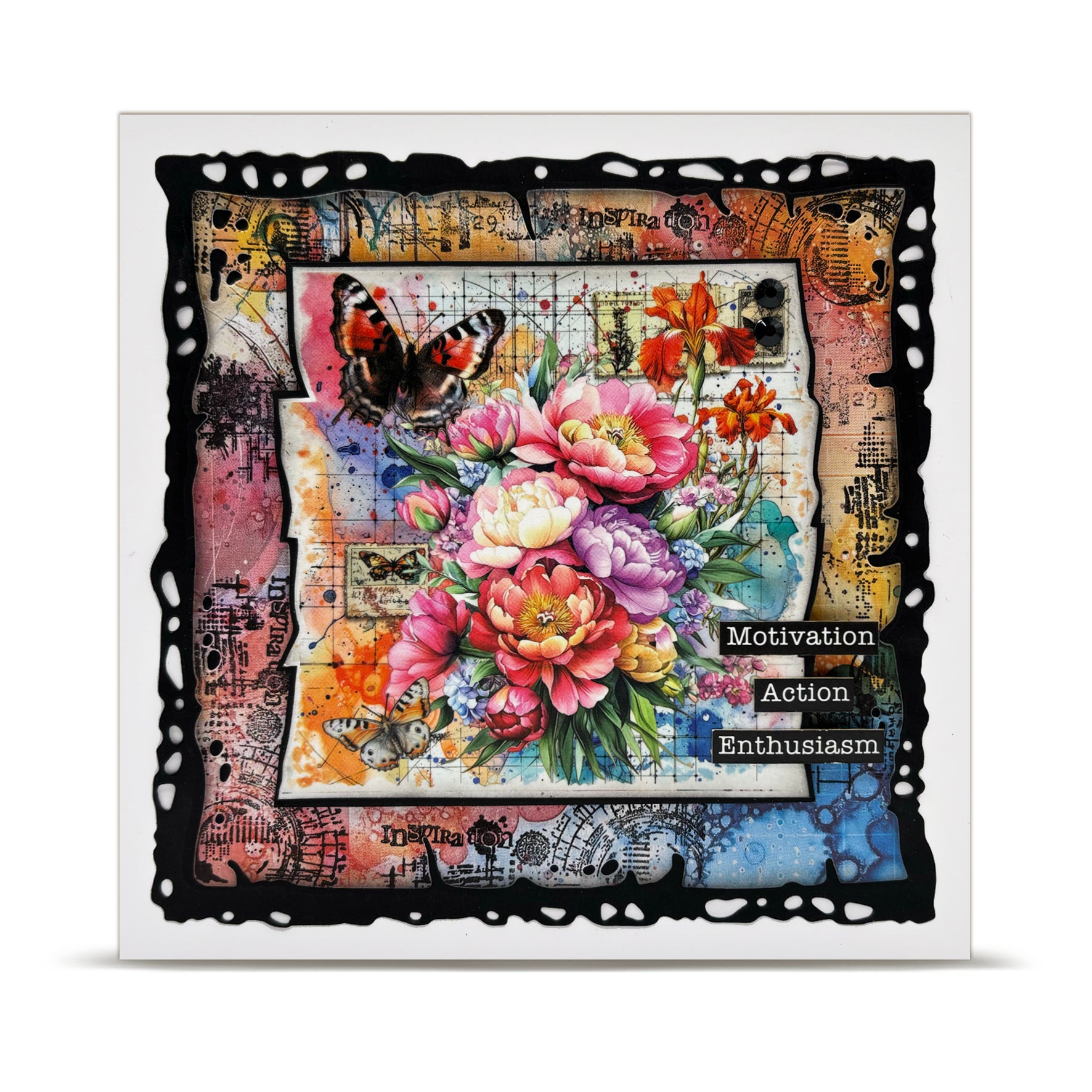 Aall and Create MT-143 Petals Kiss washi 25mm blomst 10m