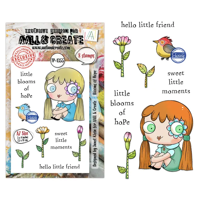 AALL & Create TP-1355 Blooms of Hope stempelsett A7