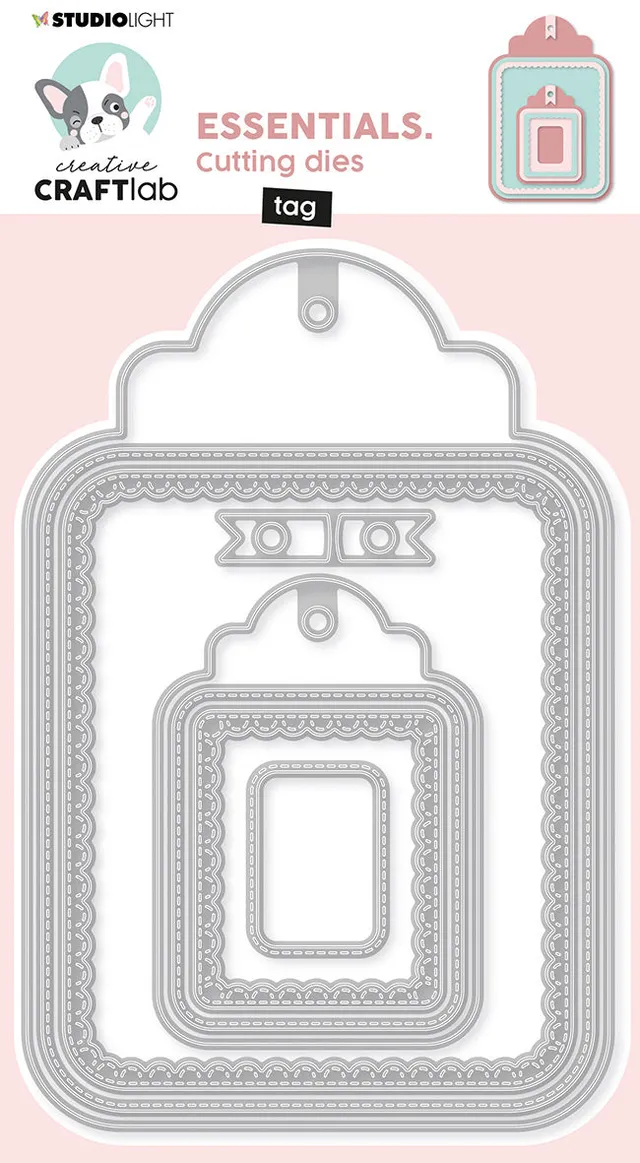 Studio Light Creative Craftlab Tag Set dies