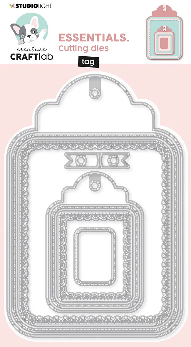 Studio Light Creative Craftlab Tag Set dies