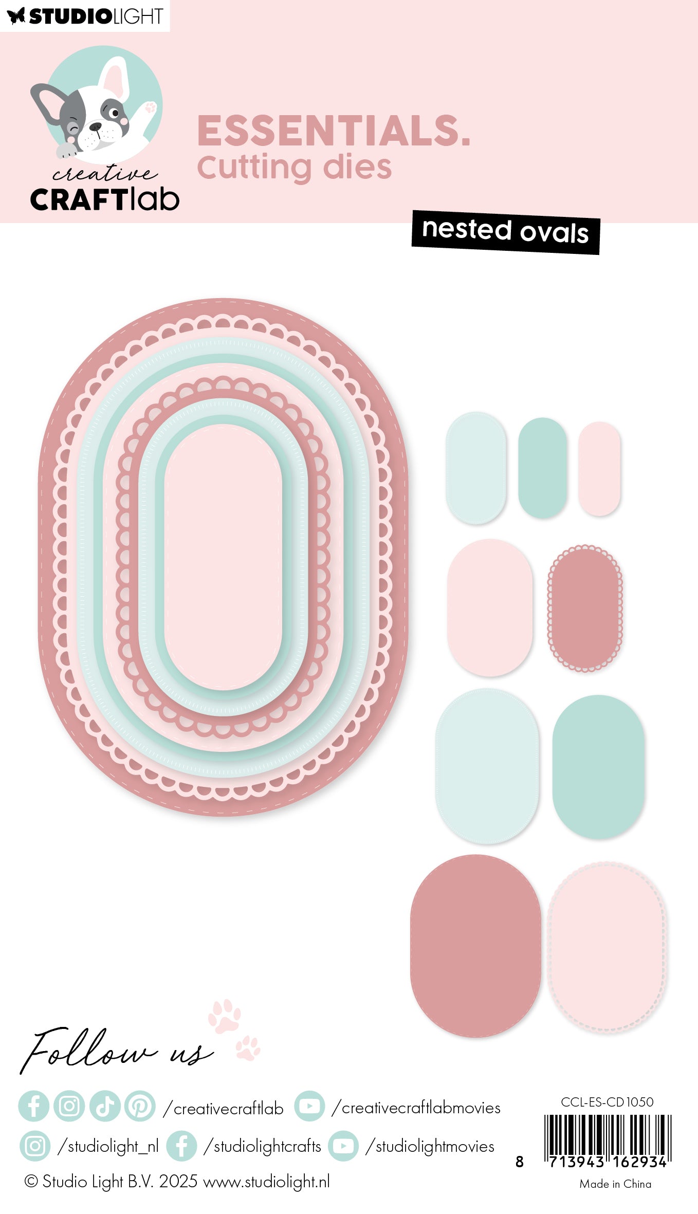 Creative Craftlab Essentials Nested Ovals dies ovaler