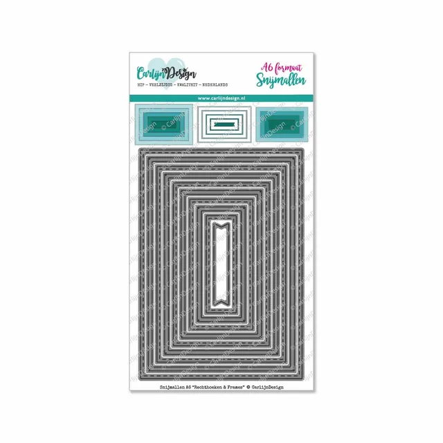 CarlijnDesign A6 CDSN-0037 dies rektangler