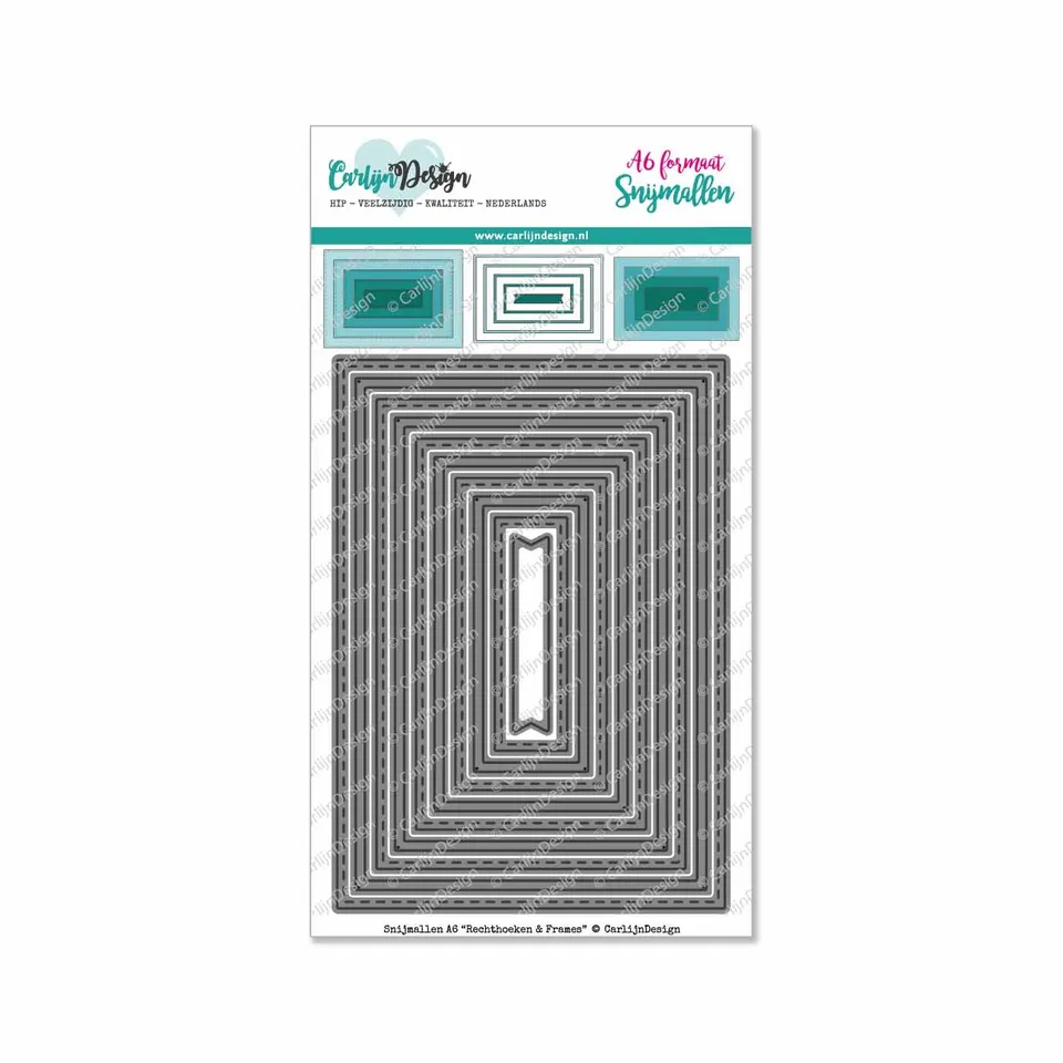 CarlijnDesign A6 CDSN-0037 dies rektangler