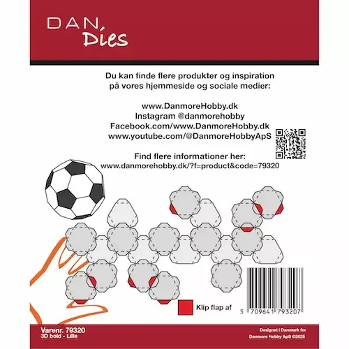 Dan Dies Fotball liten dies fotballmotiv