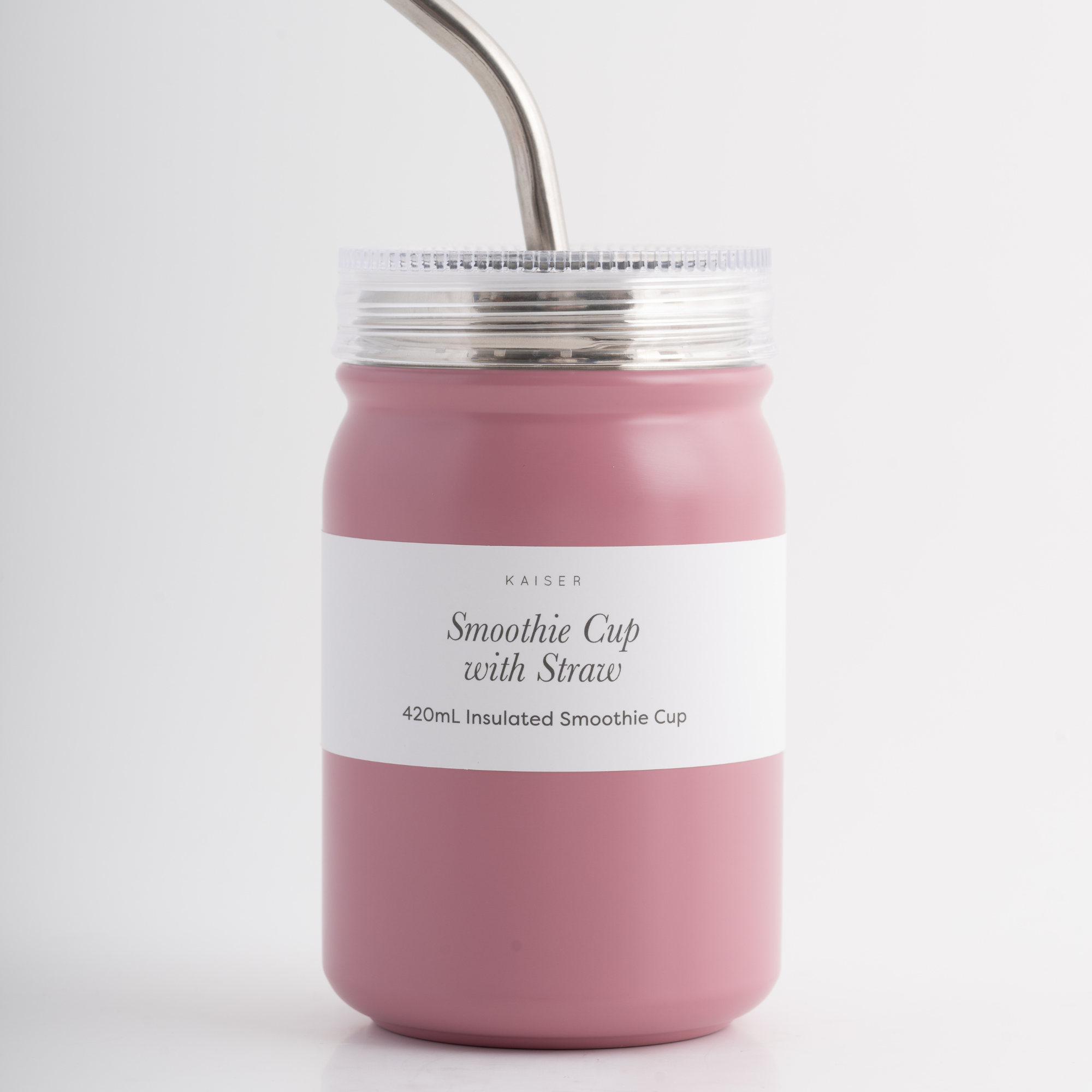KaiserCraft House Series smoothiekopp 420 ml støvrosa