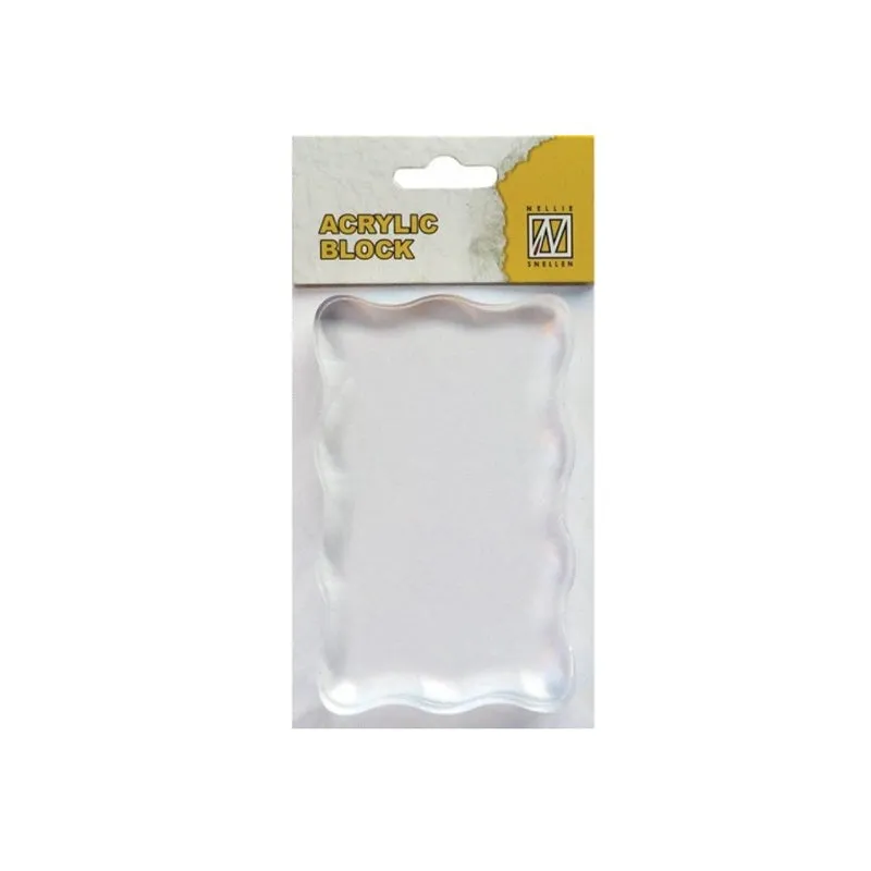 CarlijnDesign stempelblokk akryl 8x5 cm klar