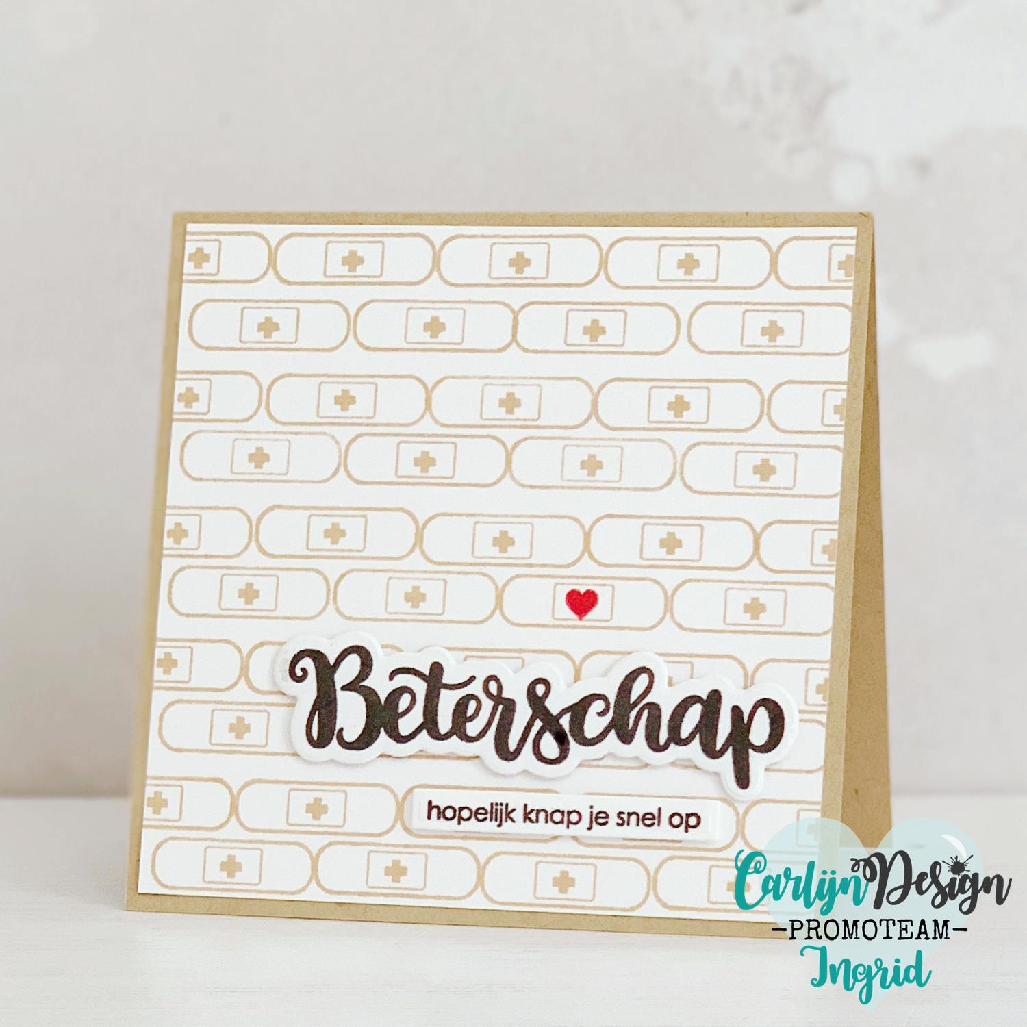 CarlijnDesign Beterschaap CDST-0022 stempelsett A6 sau