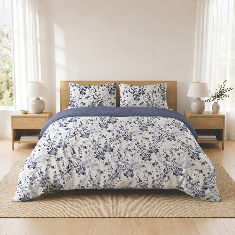 K&Co House Series Vivienne dynetrekksett queen bomull