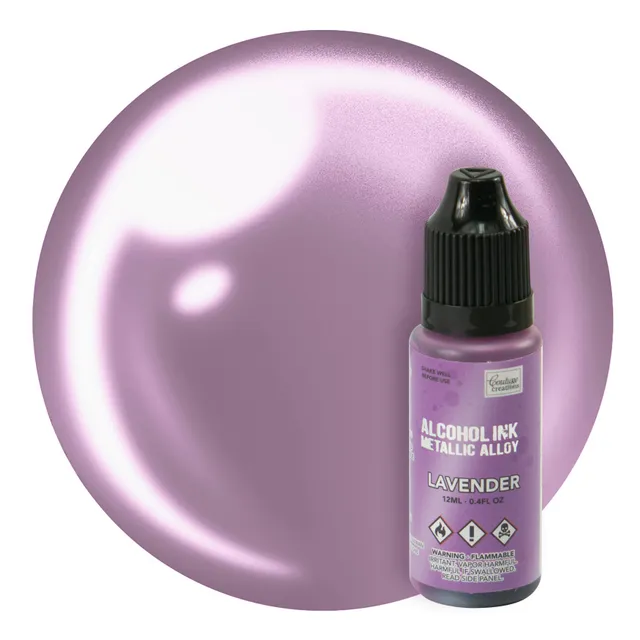Couture Creations Metallic Alloy alkoholblekk lavendel 12 ml