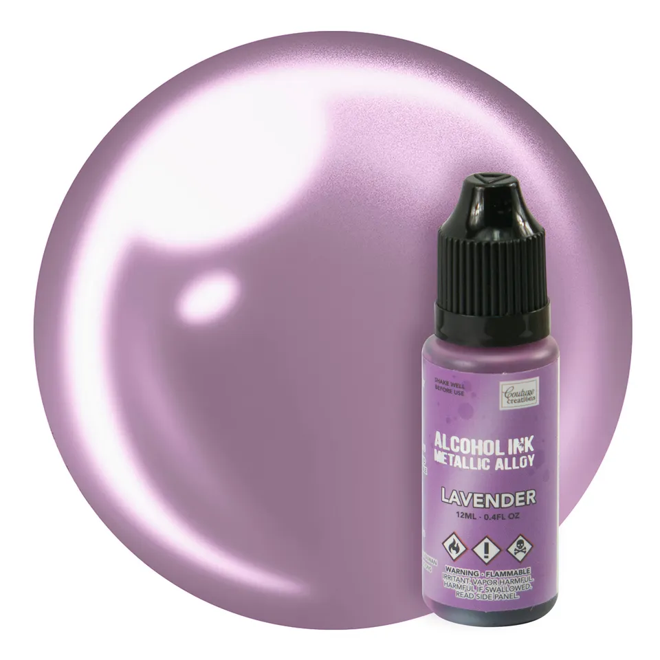Couture Creations Metallic Alloy alkoholblekk lavendel 12 ml