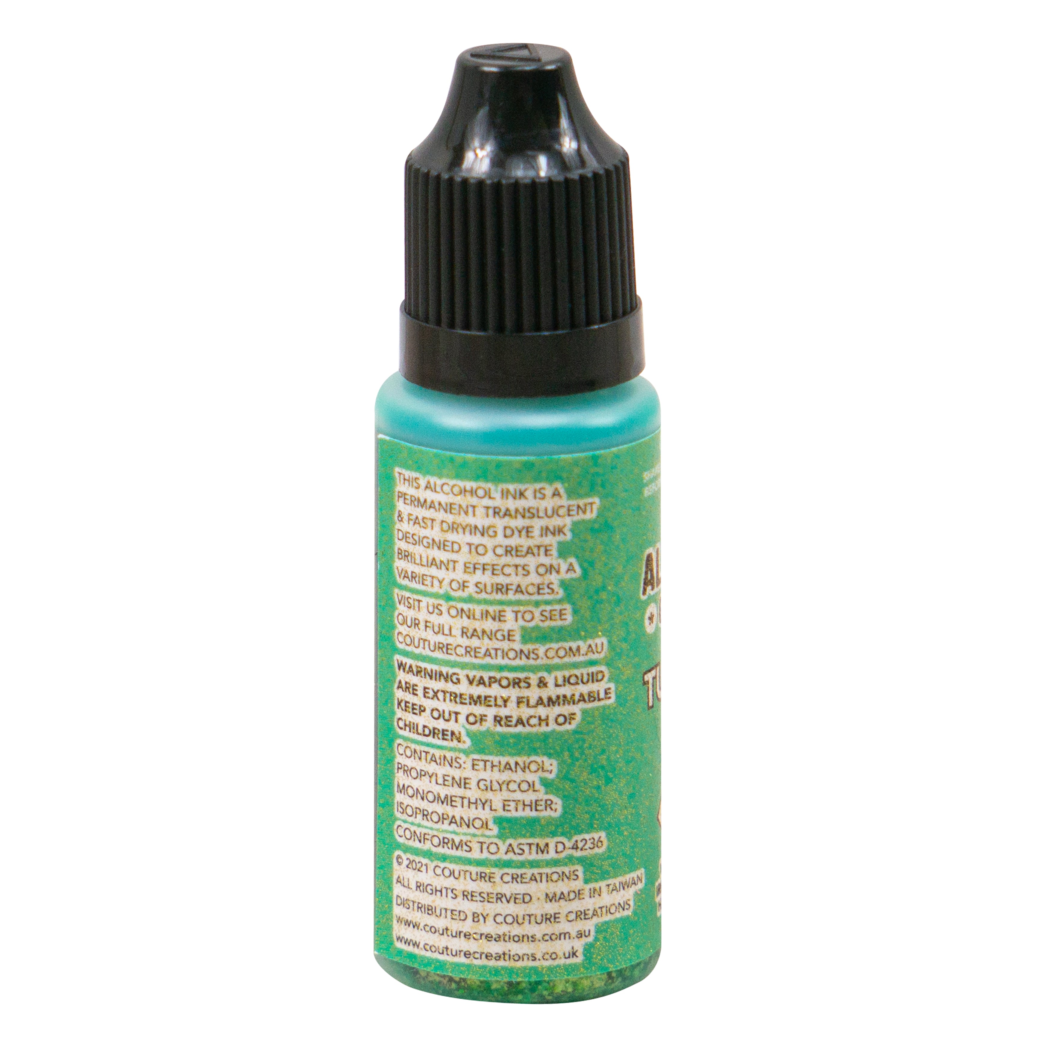 Couture Creations Golden Age alkoholblekk Turquoise 12ml