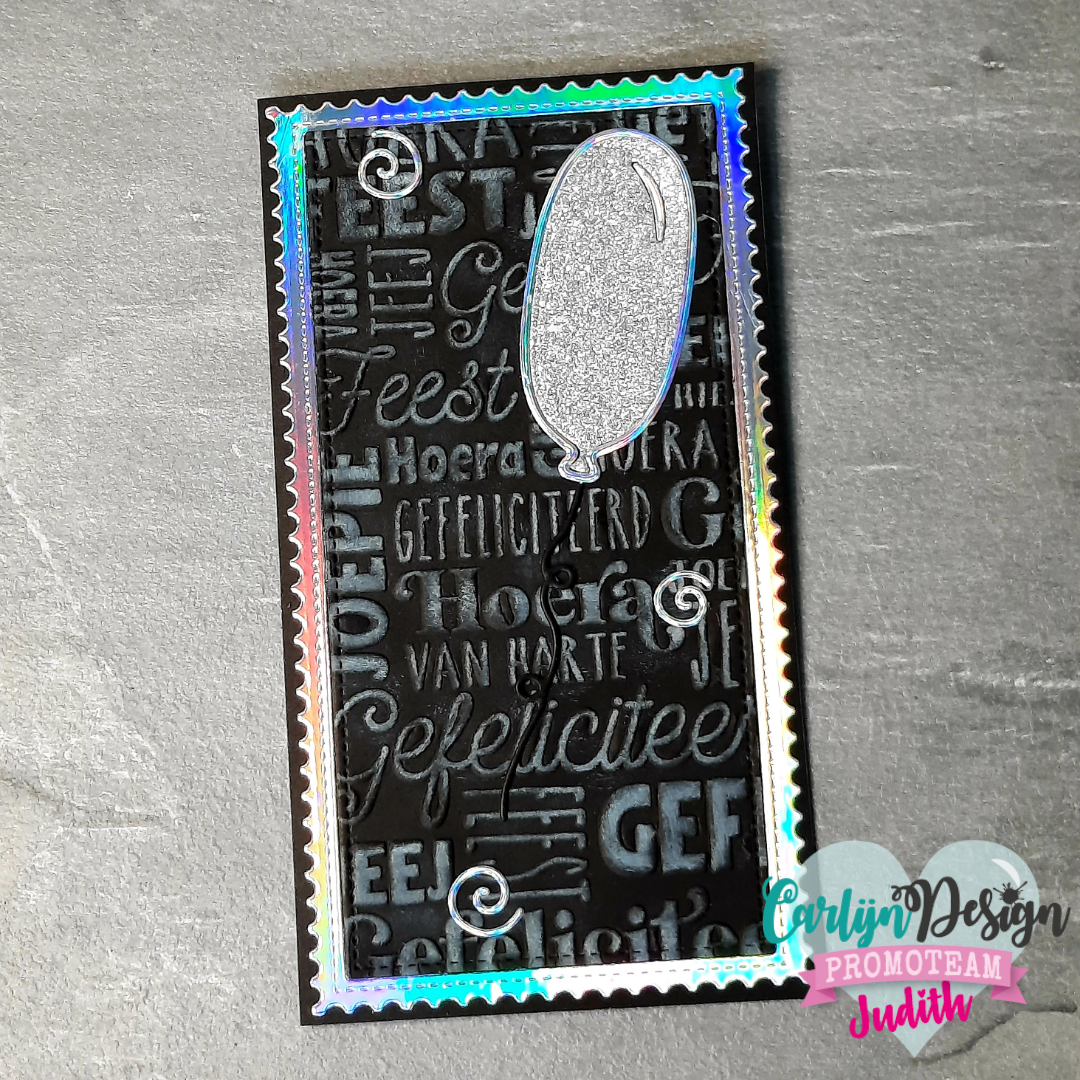 CarlijnDesign Gefeliciteerd CDEF-0001 pregemappe 15x15 bursdag