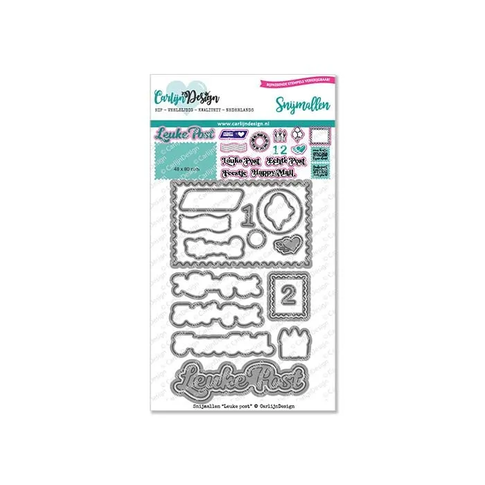 CarlijnDesign Leuke Post CDSN-0137 dies frimerke