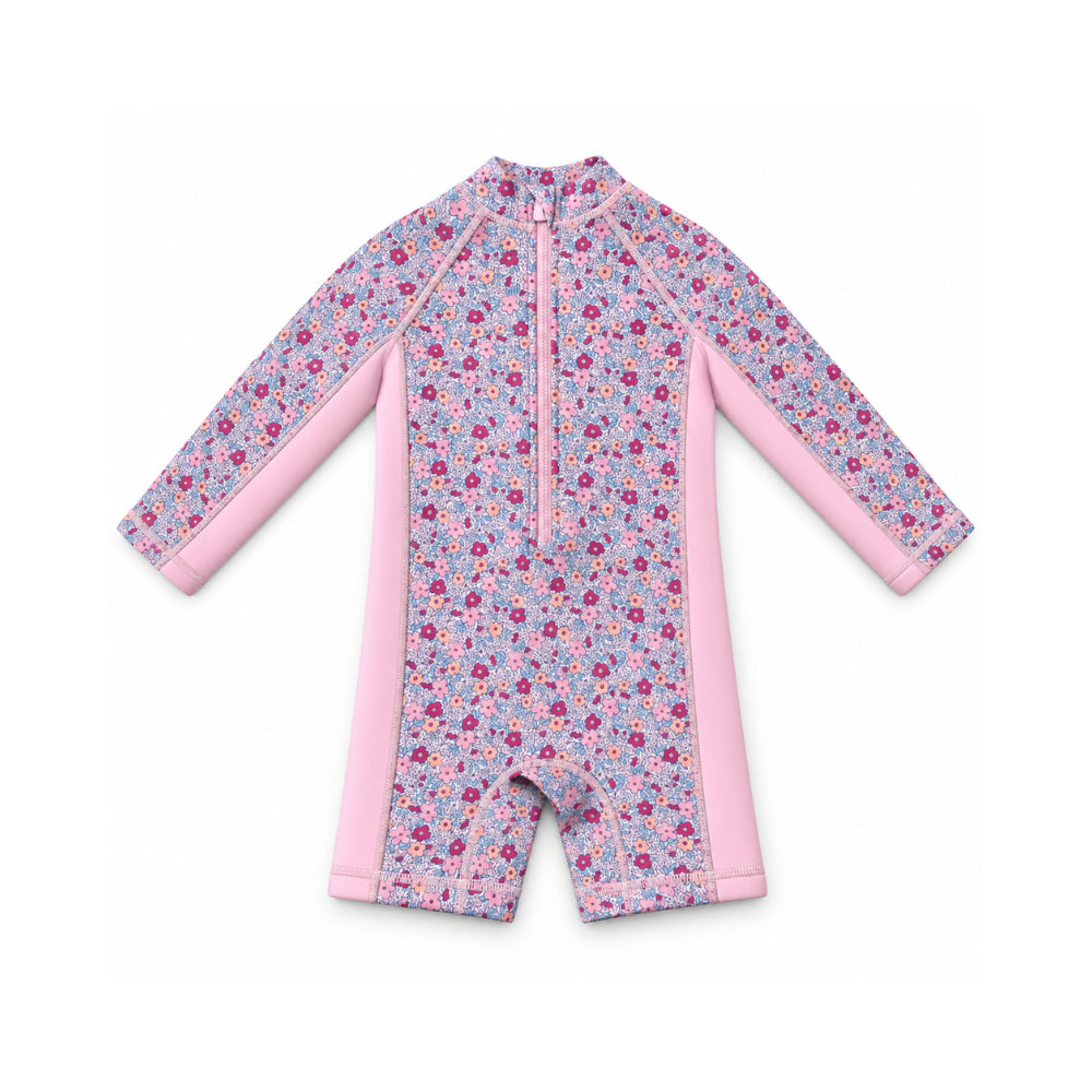 KaiserCraft Salty Toes Ditsy Floral våtdrakt baby langermet