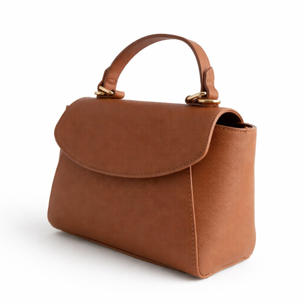 K&Co Journey Collection skulderveske tan 20 cm