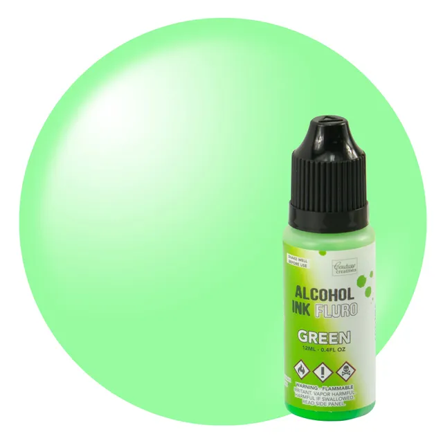 Couture Creations Fluro alkoholblekk grønn 12 ml