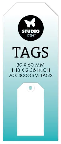 Studio Light Essentials Tags Small 30x60 mm papir