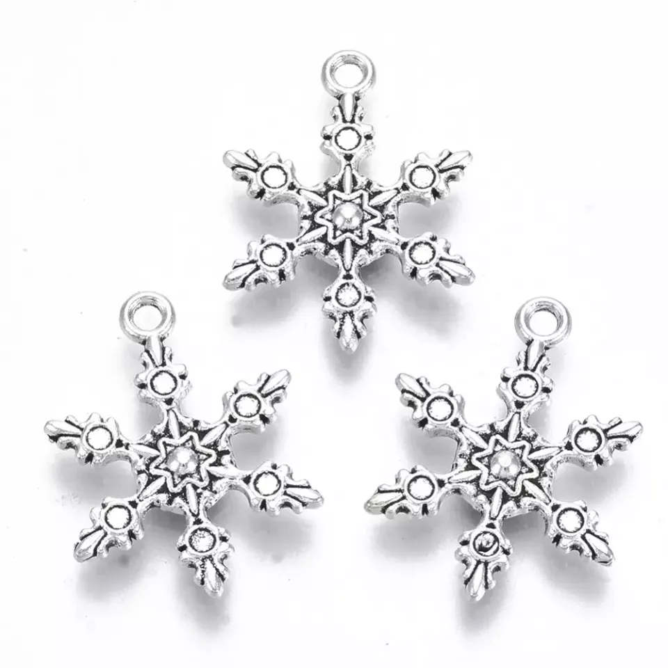 Korthobby Snøkrystall metallpynt snowflake