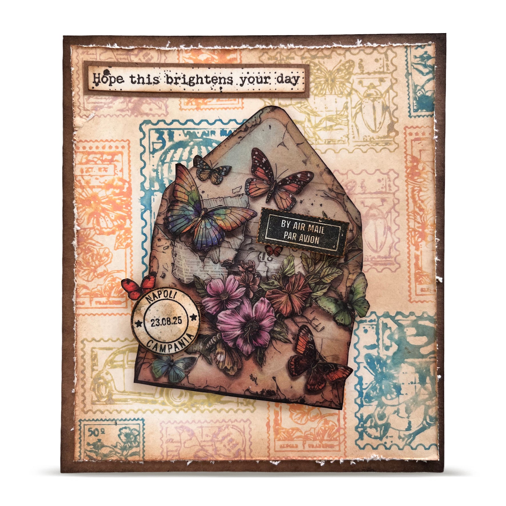 AALL & Create TP-1443 Miniature Postage Stamps stempelsett A6