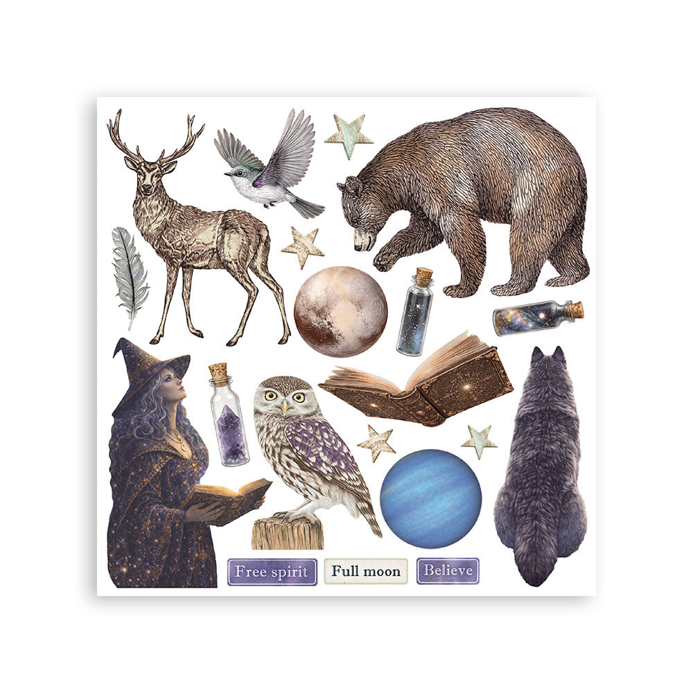 Stamperia Cosmos rub-on 15,5 cm 6 ark Cristina Radovan