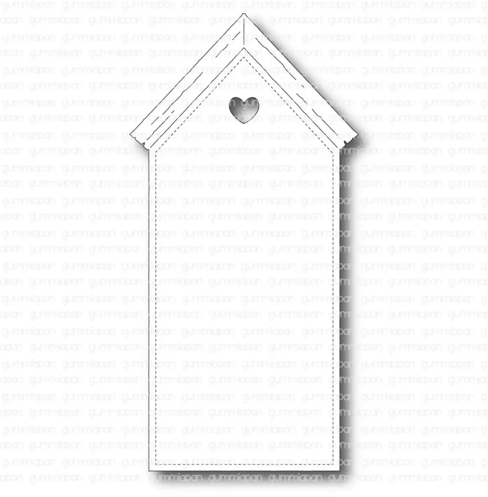Gummiapan Slimline Hus dies slimline