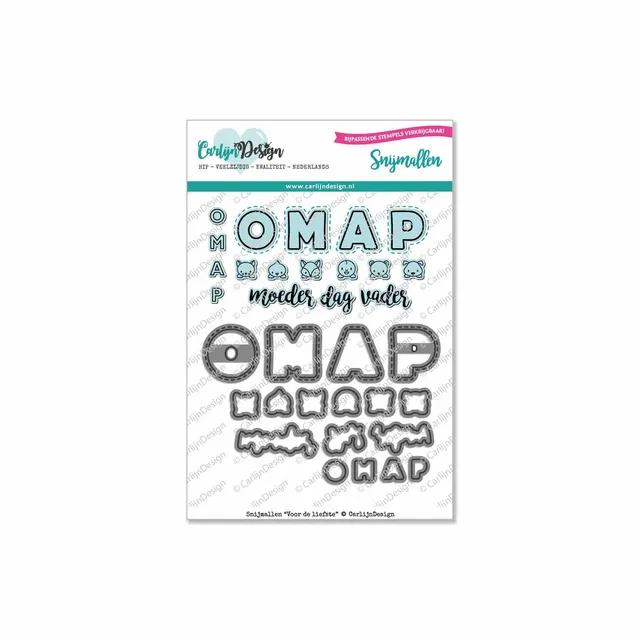 CarlijnDesign Voor de Liefste CDSN-0008 dies morsdag
