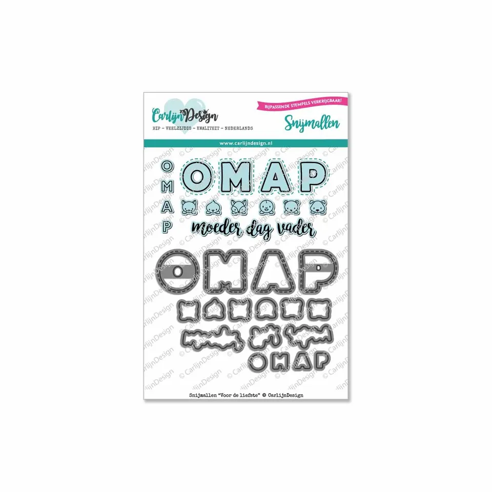 CarlijnDesign Voor de Liefste CDSN-0008 dies morsdag