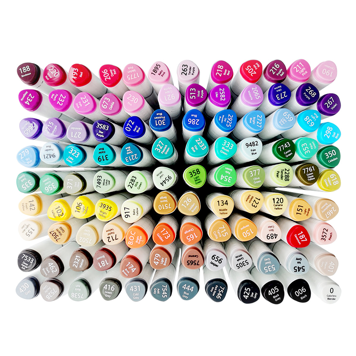 Couture Creations Twin Tip alkohol tusjer koffert 108-farger