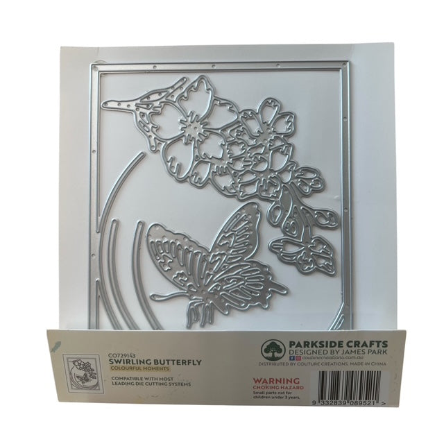 Couture Creations Colourful Moments Swirling Butterfly dies 3-pakning stål