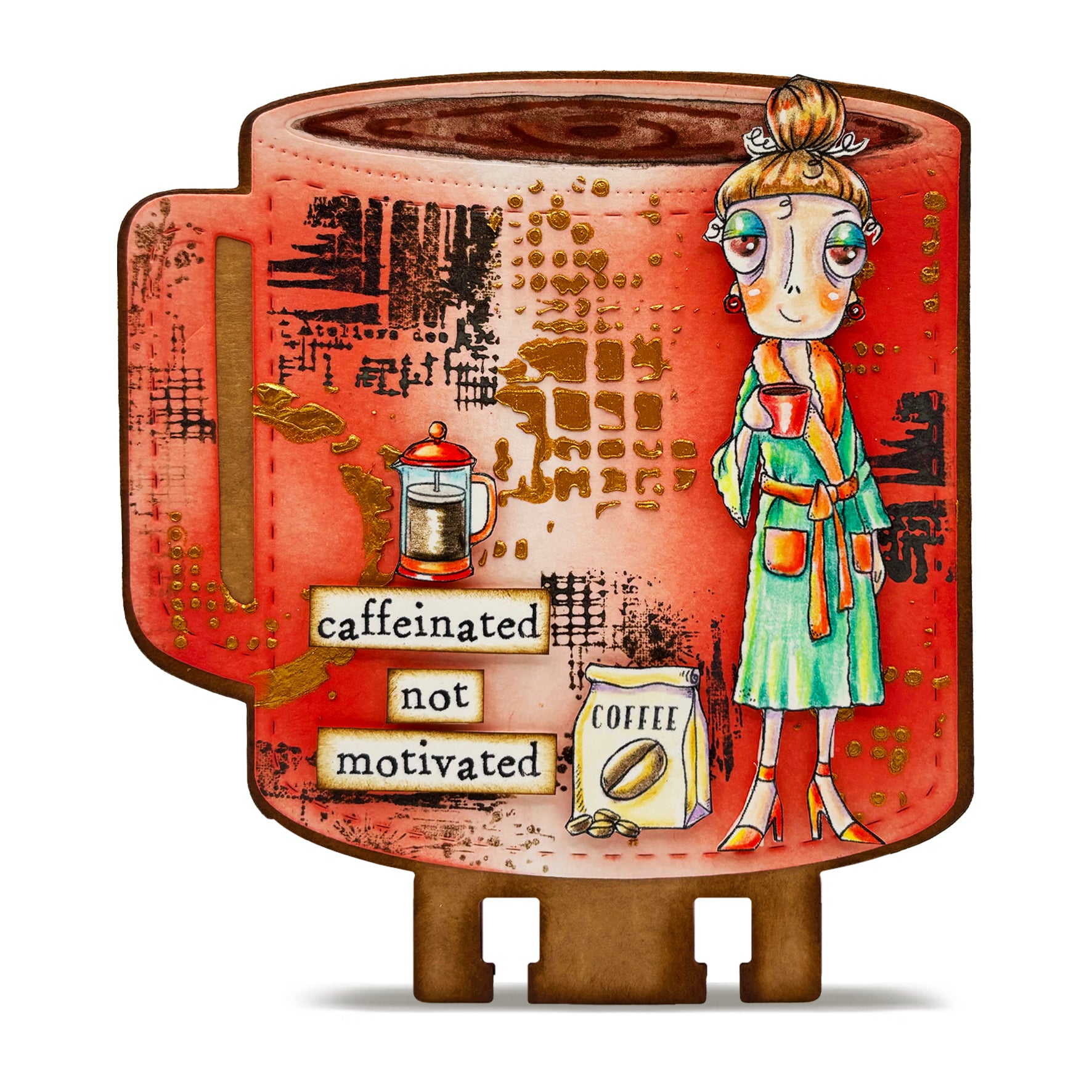 Aall and Create TP-1365 Dee Caffinated stempelsett A7