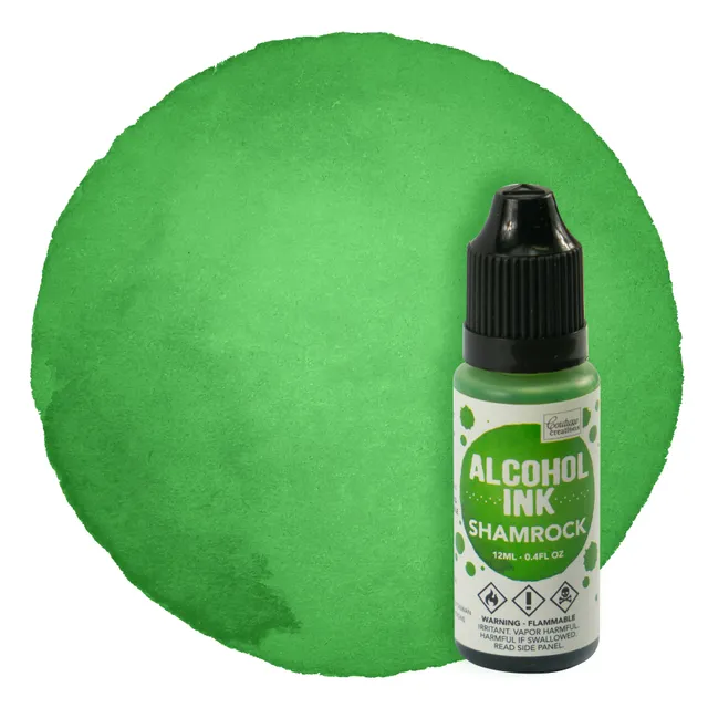 Couture Creations Alcohol Ink Shamrock blekk 12 ml grønn