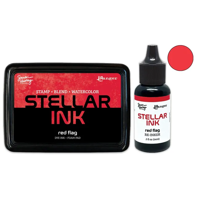Simon Hurley create Stellar stempelpute Red Flag med refill