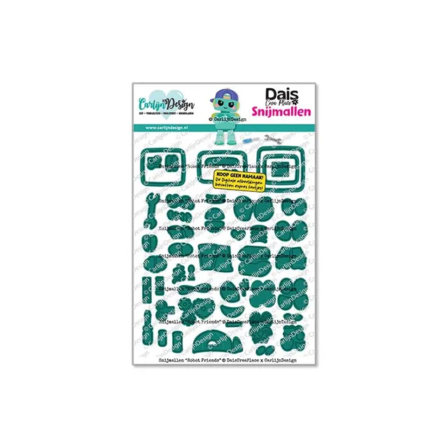 CarlijnDesign Robot Friends CDSN-0384 dies robot
