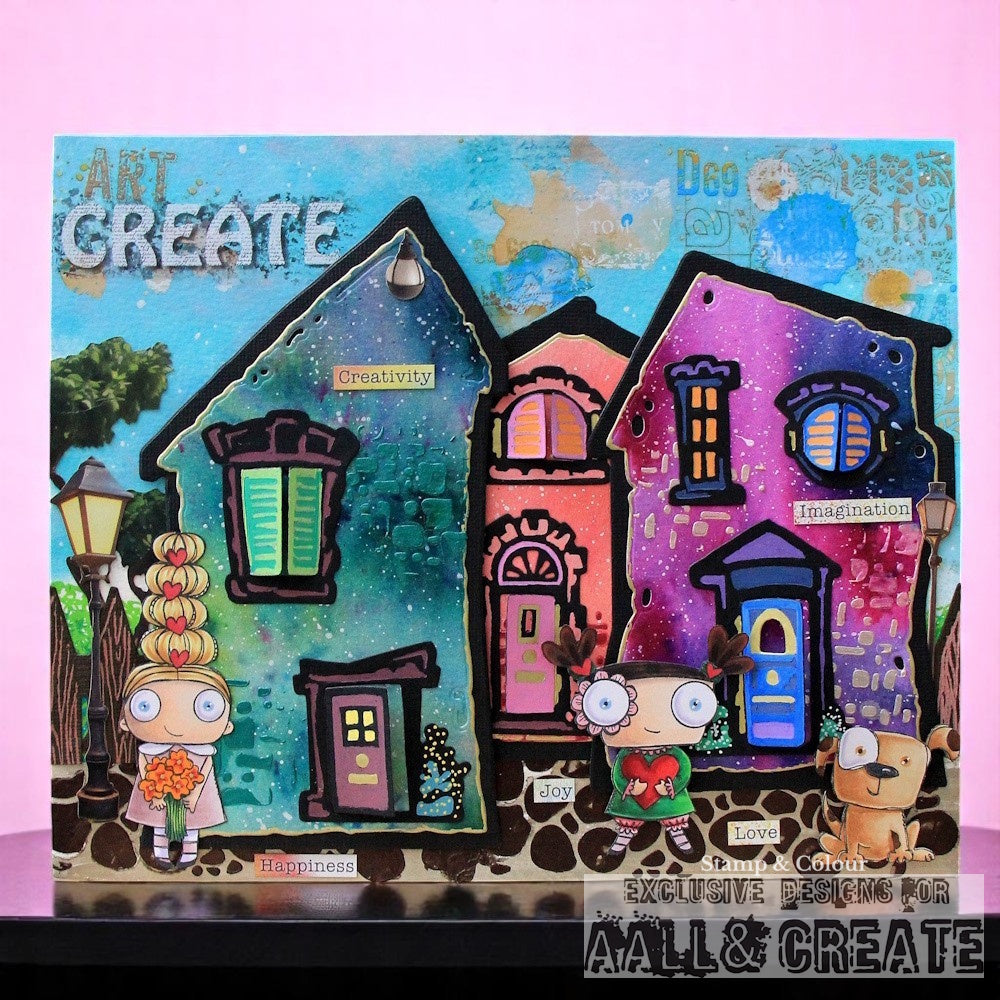 Aall and Create 67 Picket Border diesett MemoryDex