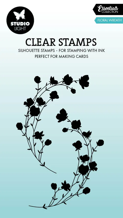 Studio Light Essentials stempel Floral wreath
