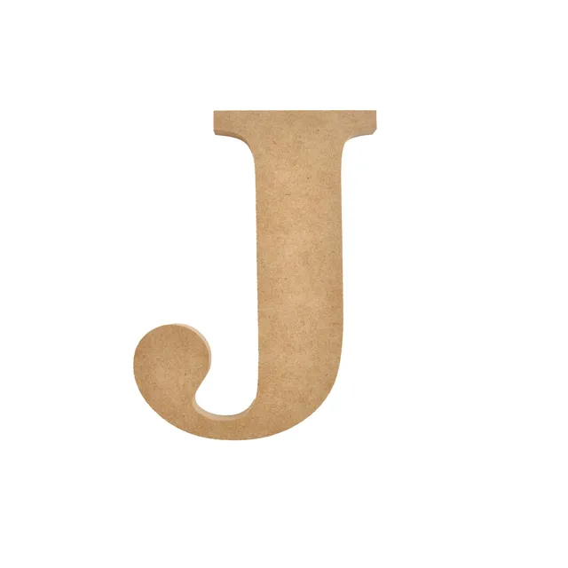 KaiserCraft BTP trebokstav J 9 cm MDF