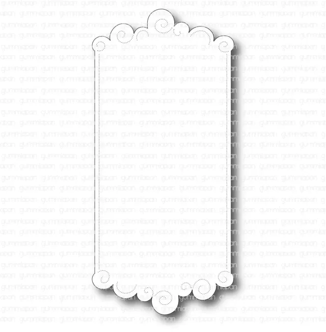 Gummiapan Slimline Fluffig dies tekstdie