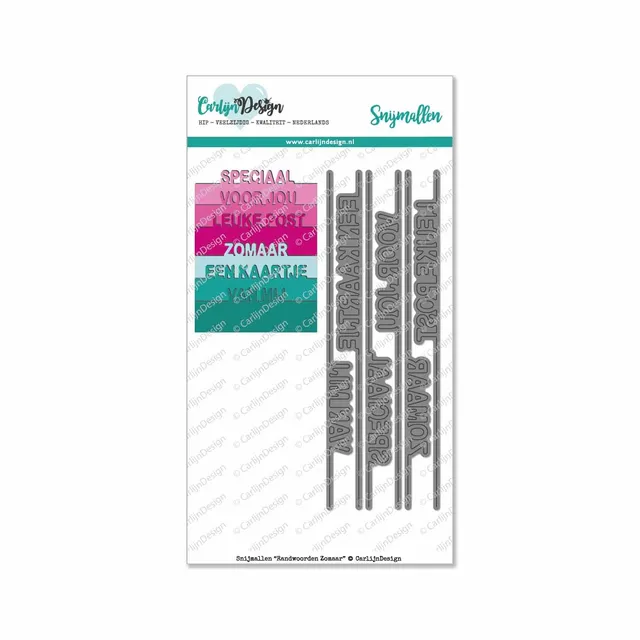 CarlijnDesign CDSN-0044A dies Randwoorden Zomaar