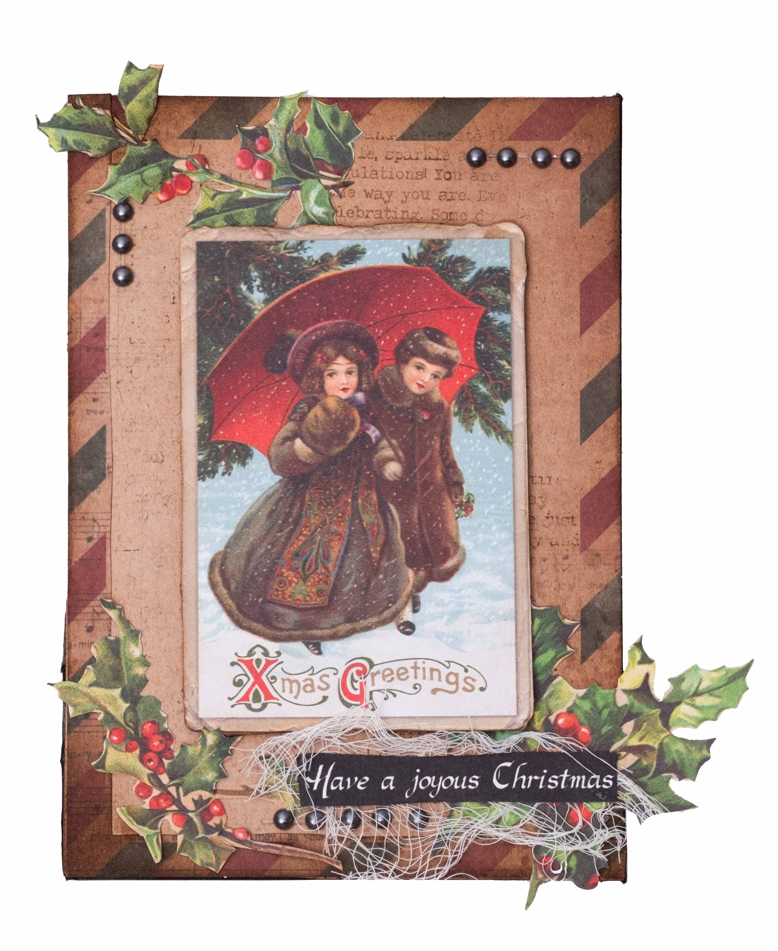Studio Light Essentials Vintage Christmas papirblokk 36 ark