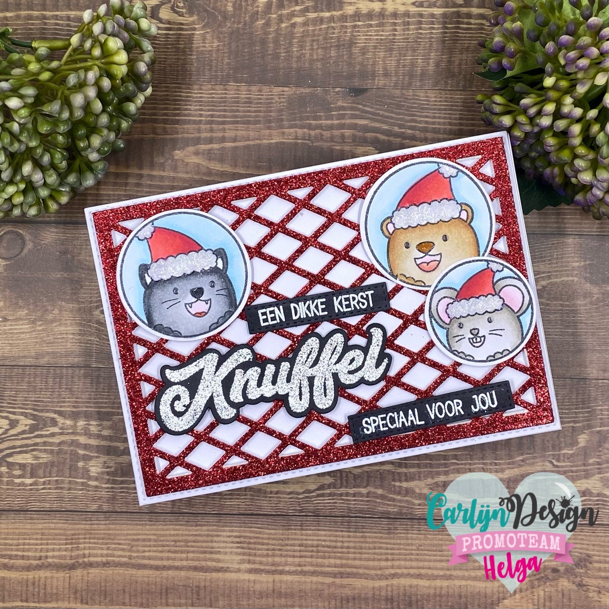 CarlijnDesign Kerst Knuffel CDST-0091 stempler store