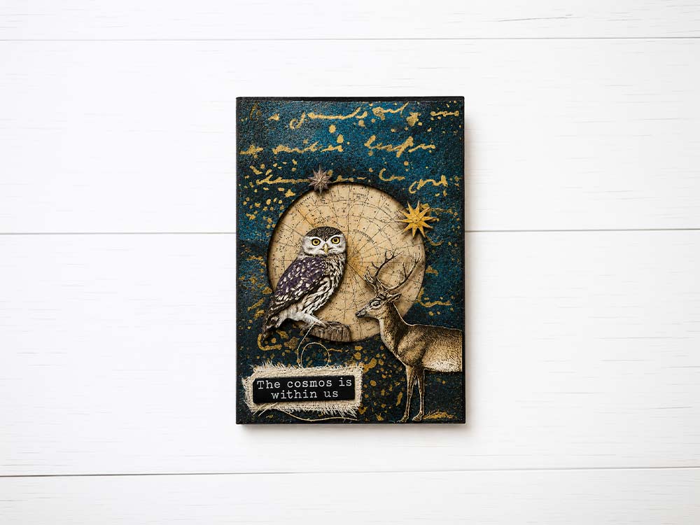 Stamperia Cosmos Complete Collection sett 18-deler art journal