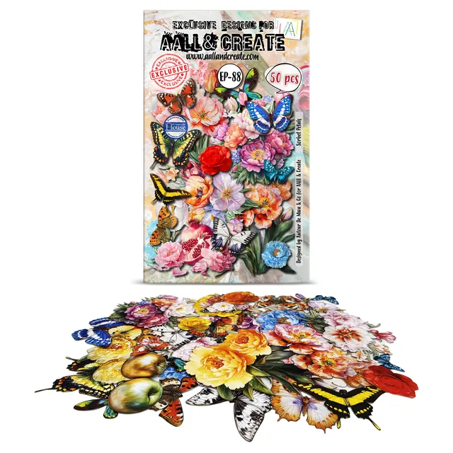 Aall and Create EP-88 Sorbet Petals dieskutt 50-pk pastell