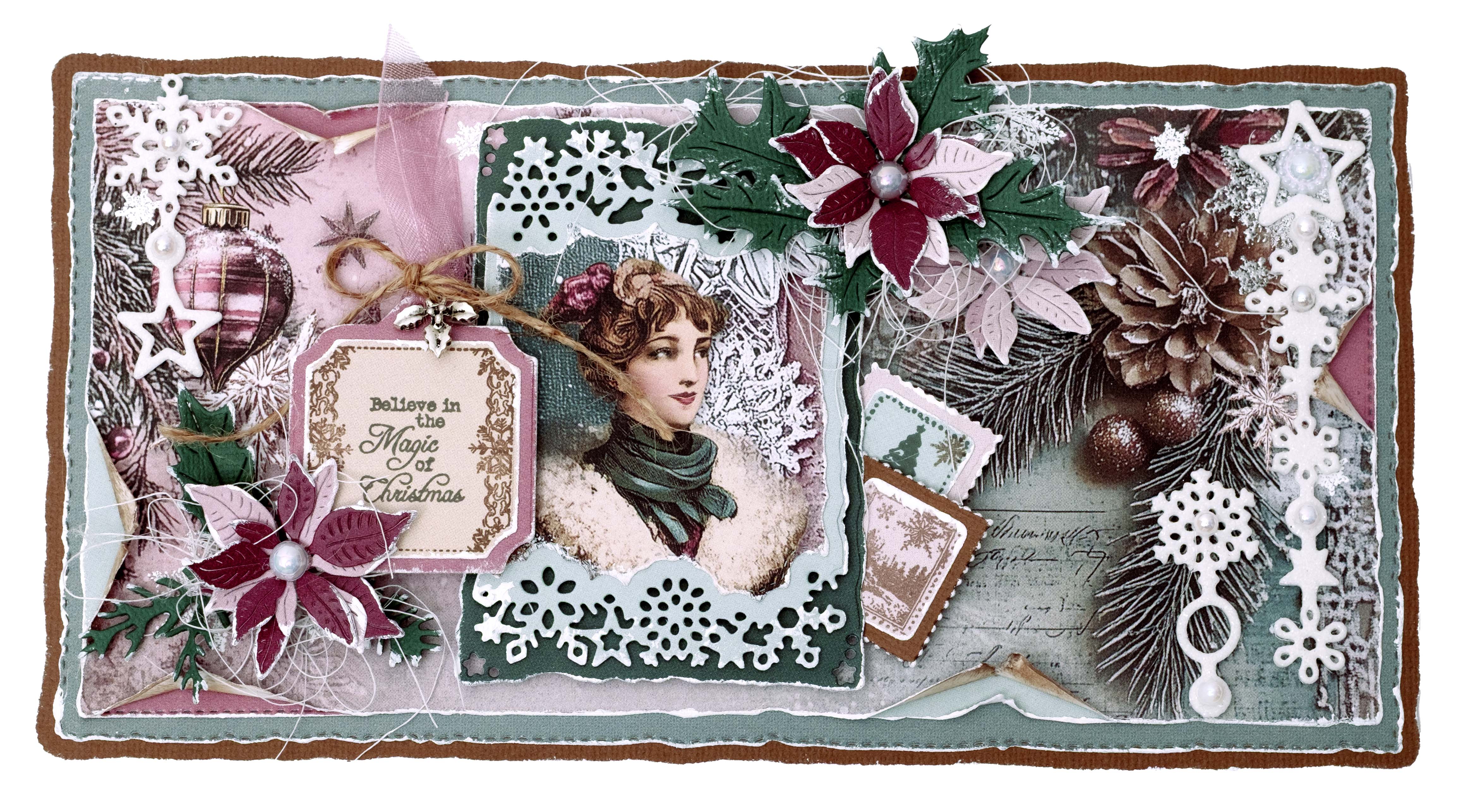 Studio Light Christmas Blush papirblokk 36 ark dobbeltsidig