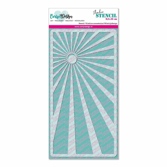 CarlijnDesign Slimline CDSC-0010 sjablong solstråler