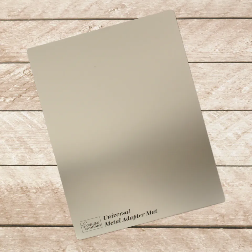 GoPower and Emboss metall adaptermatte stanseplate