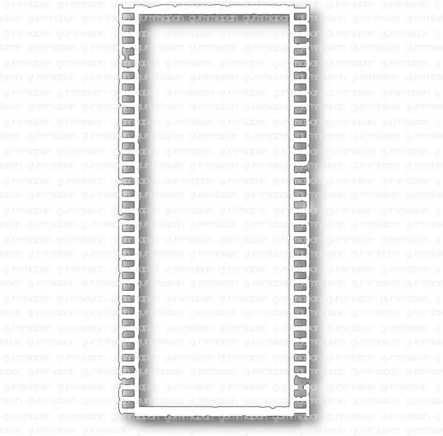 Gummiapan Slimline Filmremse dies til kort